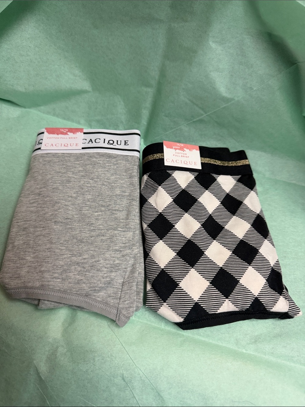 Lane Bryant Cacique Cotton Full Brief 2CT 14/16 - NEW